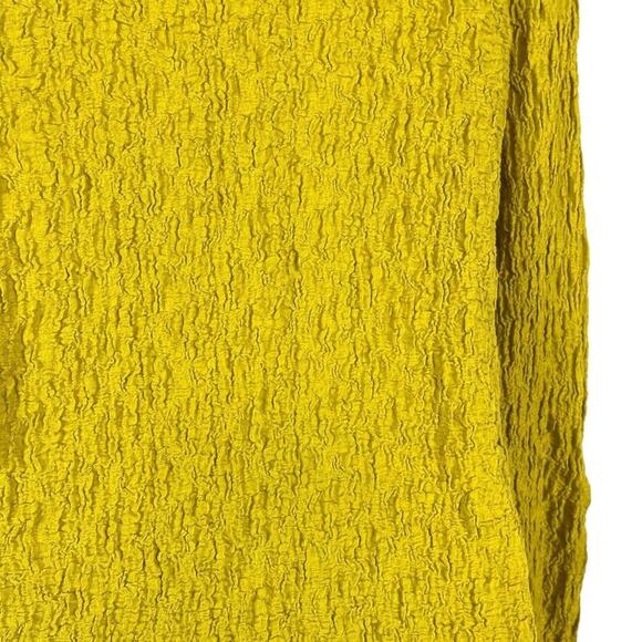 Ali Miles Womens Green V-Neck Long Sleeve Stretch Lagenlook Top Asymmetrical S - Picture 12 of 16